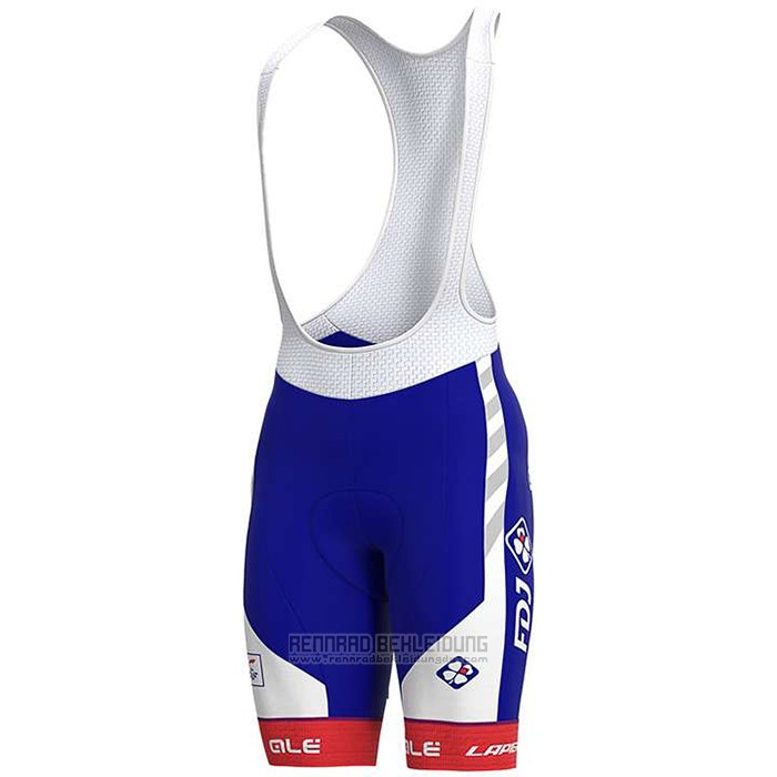 2020 Fahrradbekleidung Groupama-FDJ Rot Blau Trikot Kurzarm und Tragerhose - zum Schließen ins Bild klicken